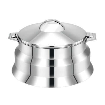 Pradeep Arah Stainless Steel Hot Pot Plain, 2500 ml - HorecaStore