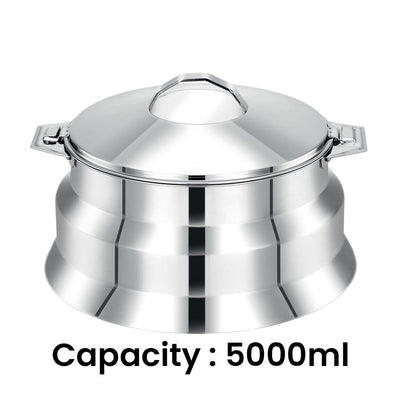 Pradeep Arah Stainless Steel Hot Pot Plain, 5000 ml - HorecaStore