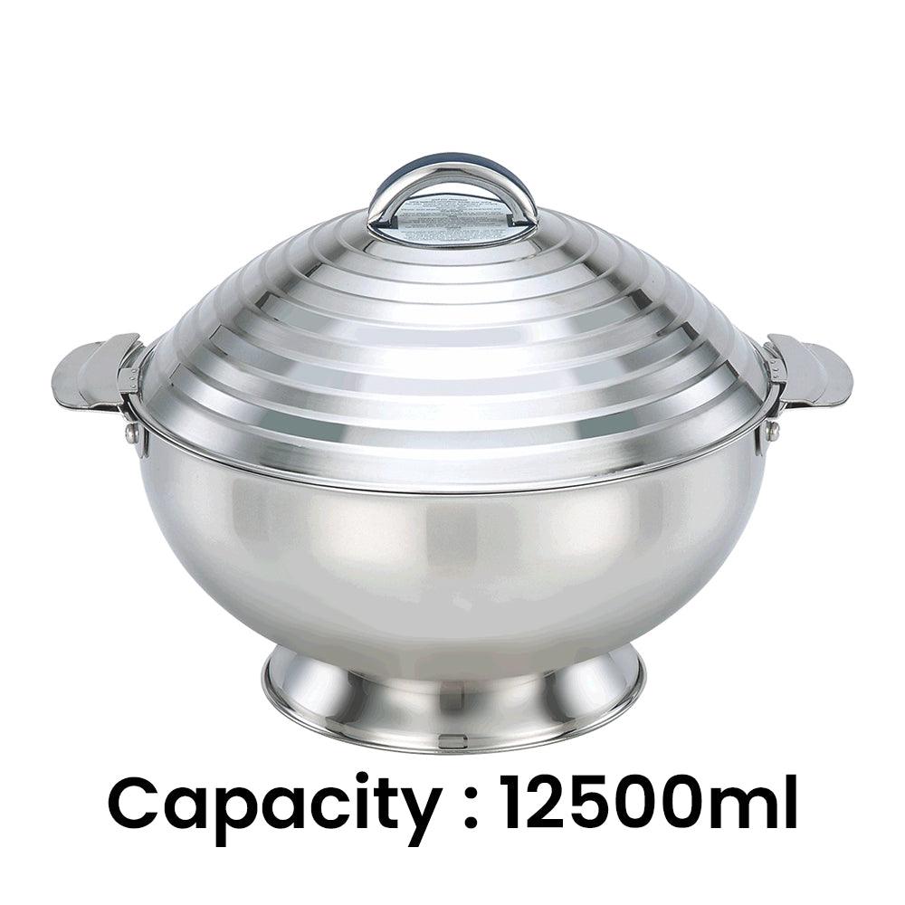 Shayna Stainless Steel Hot Pot, 12500 ml - HorecaStore