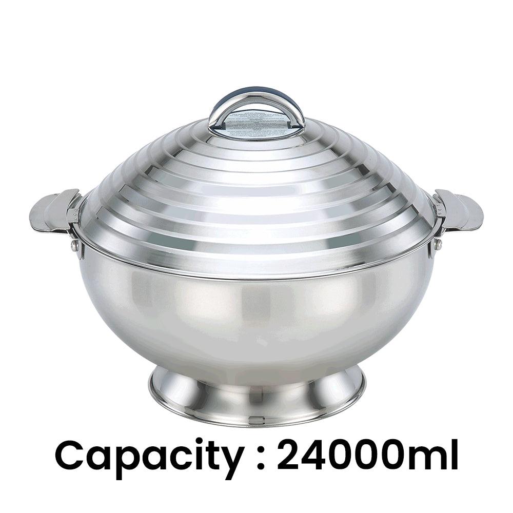 Shayna Stainless Steel Hot Pot, 24000 ml - HorecaStore