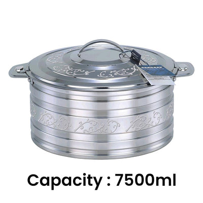 Shamma Stainless Steel Hot Pot Silver, 7500 ml - HorecaStore