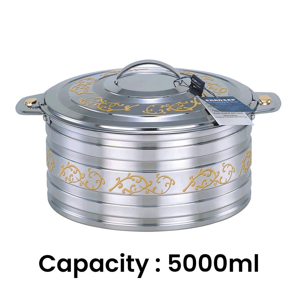 Shamma Stainless Steel Hot Pot Gold, 5000 ml - HorecaStore