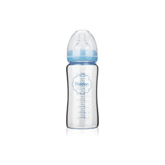 Fissman Feeding Borosilicate Glass Bottle 260ml Blue