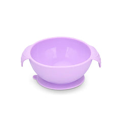 Silicone made Bowl For Kids in Purple Color, 320 ml