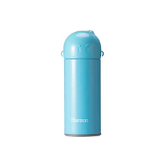 Stainless Steel Double Wall Vacuum Thermos Bottle in Blue/Yellow Color, 300 ml