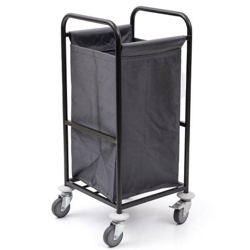 Mono Soiled Hotel Linen Trolley L53 x W53 x H104 cm, Removable And Washable Polyester Bag, 2 Swivel And 2 Fixed Castors