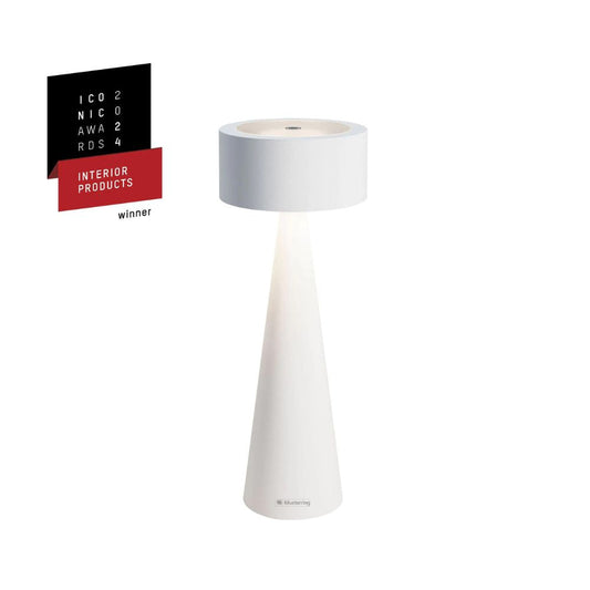 Musterring Elody Rechargeable Table Lamp (H 21 cm), White