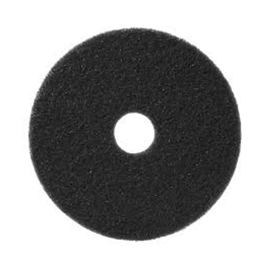 THS AMPAD17 Black Floor Cleaning Pads 43 cm