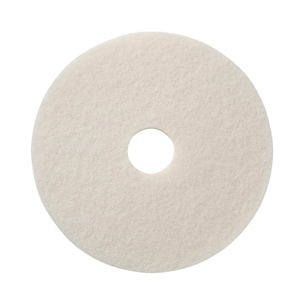 THS AMPAD17 White Floor Cleaning Pads 43 cm