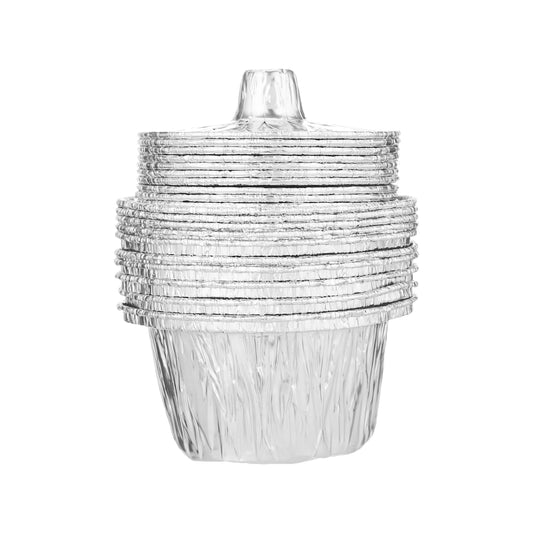 hotpack aluminium pot container with lid 29 cm 100 pcs