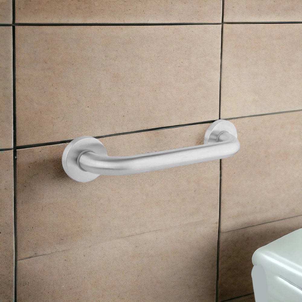 Aquaeco Ix304 Brushed Stainless Steel Straight Support Grab Bar, Dia 32 cm 38x8x8 cm