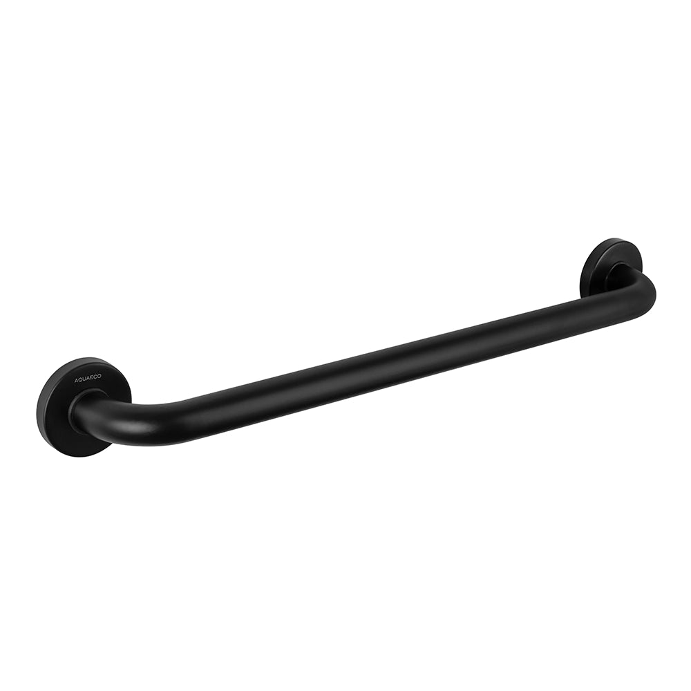 Aquaeco Ix304 Matt Black Stainless Steel Straight Support Bar, Dia 32 cm, 60x9.5x8 cm