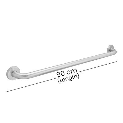 Aquaeco Ix304 Brushed Stainless Steel, Straight Support Bar,  Dia 32 cm, 90x8x8 cm