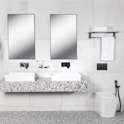 Aquaeco Aluminium Reversible Mirror, 50x2.11x70 cm