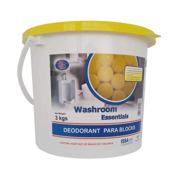 THS Yellow Plastic Drum Para Deodorant Block