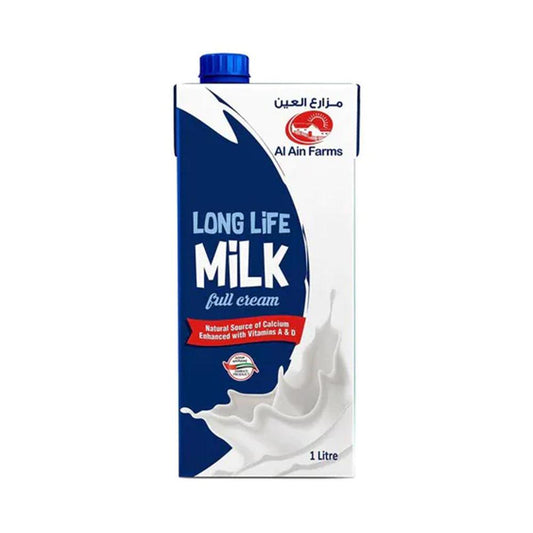 Al Ain Long Life Full Cream Milk 12 x 1 Liters   HorecaStore