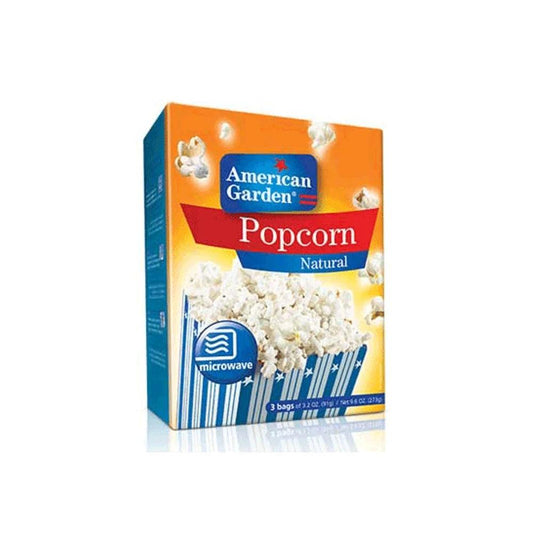 American Garden Microwave Popcorn Regular 12 x 3 x 3.2oz   HorecaStore