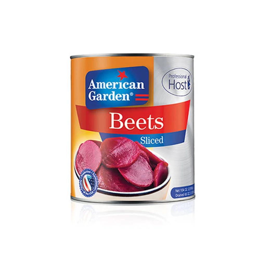 American Garden Sliced Beets 6 x 2950g   HorecaStore