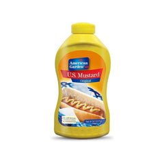 American Garden Yellow Mustard Squeeze 12 x 8oz