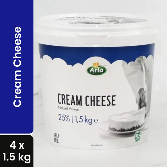 Arla Pro Cream Cheese Full Fat 4 X 1.5 kg