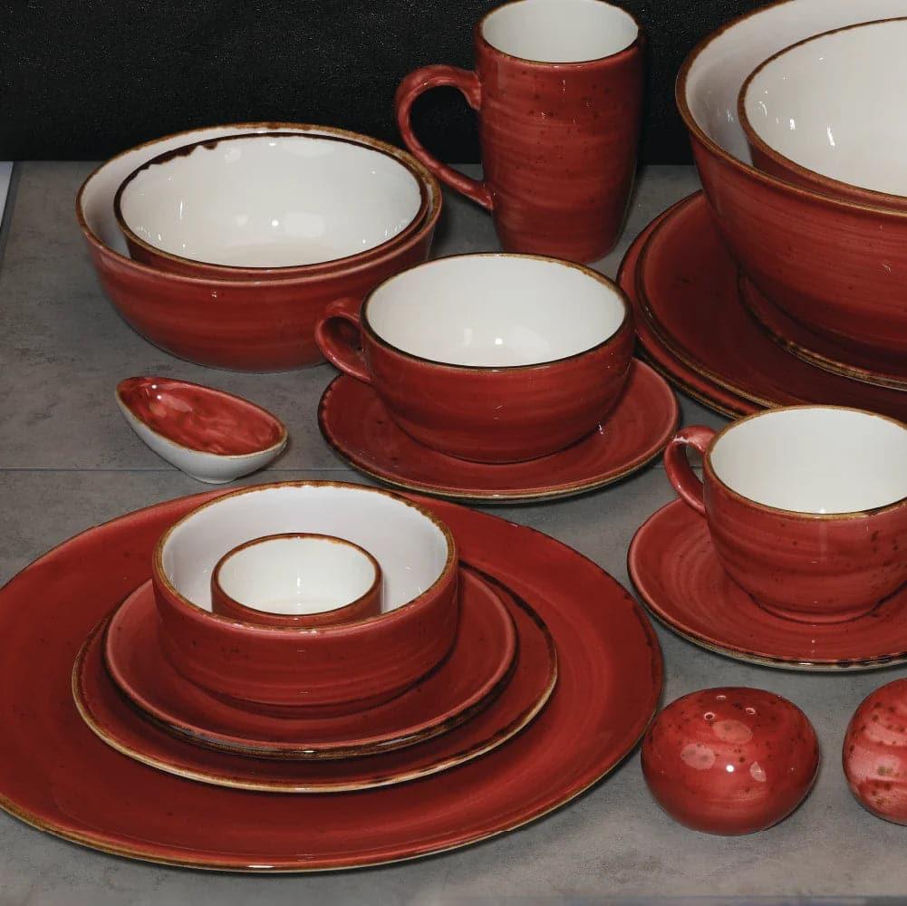 Furtino England Exotic 30cl/10.5oz Red Porcelain Mug