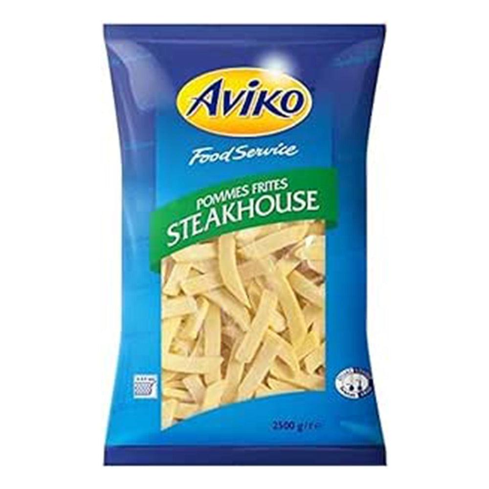 Aviko Netherlands Pommes Fries Steakhouse 4 x 2500 gm - HorecaStore