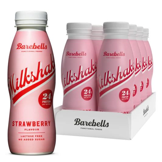 Barebells Protein Milkshake Strawberry, 330ml, Pack of 8pcs