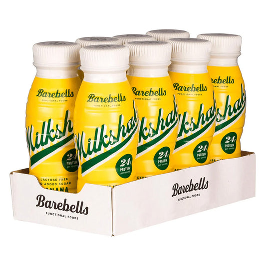 Barebells Protein Milkshake Banana, 330ml, Pack of 8pcs