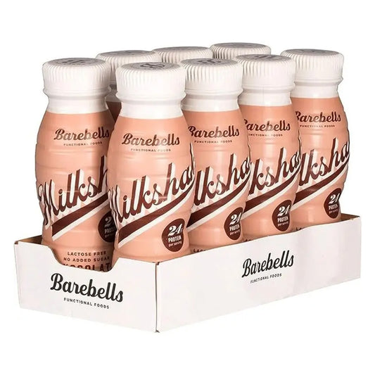 Barebells Protein Milkshake Chocolate 330ml, Pack of 8pcs