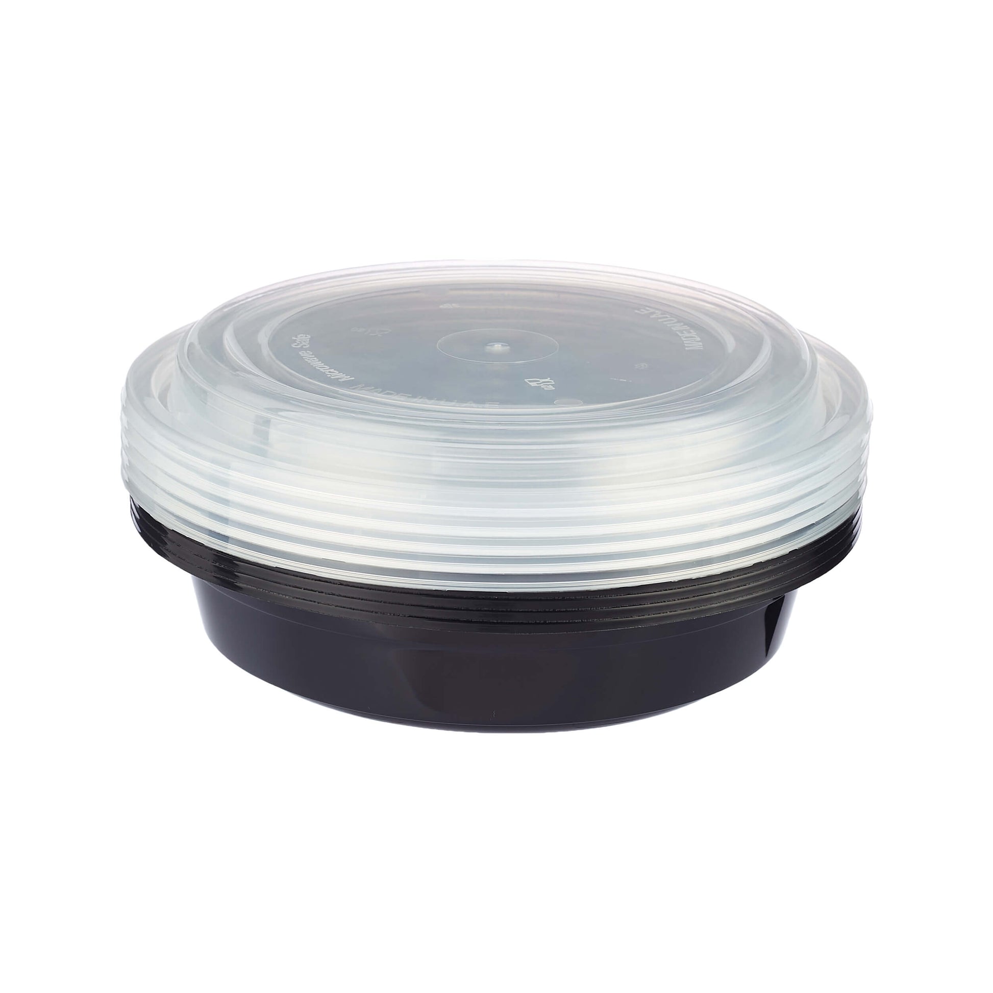 hotpack lids for black base round container 18 x 7 x 30 cm 946 ml 300 pcs