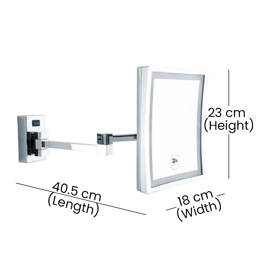 bagnodesign-chrome-brubeck-wall-mounted-double-arm-led-mirror-mag-x3-18x40-5x23-cm