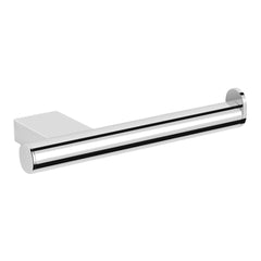 Bagnodesign Chrome Ovale Toilet Roll Holder Without Cover, 19x7.2x3.2 cm