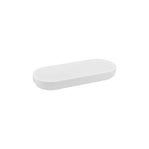 Bagnodesign White Bagnospa Corian Soap Dish For Towel Rail, 30x12x4 cm