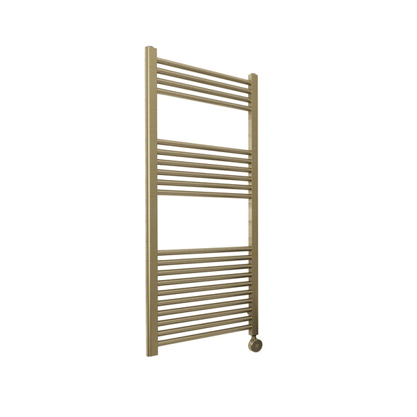 bagnodesign-brushed-universal-heated-towel-rail-with-matt-black-thermostat-heating-control-50x8-45x120-cm