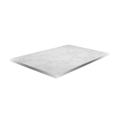 Bagnodesign M-Line Countertop Stroage Unit Arabescato, Grey, 80.4x49.5x2 cm