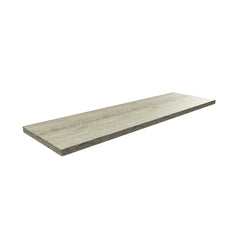 Bagnodesign M-Line Countertop Shelf, Sand Grey Oak, 16.04x50x3.8 cm