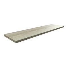 Bagnodesign M-Line Countertop Shelf, Sand Grey Oak, 18.04x50x3.8 cm