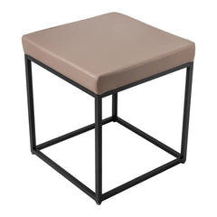 Bagnodesign Black/Maron Bagnospa Stool, 40x40x45.2 cm