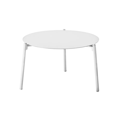 Gymkhana More Outdoor Coffee Table, White, 65x38 cm