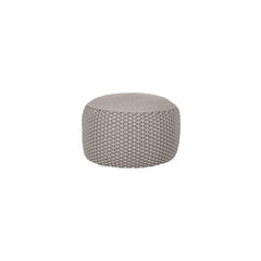 Gymkhana Colori Di Como Outdoor Pouf Removable Covers, Chiku Beige, 50x40 cm