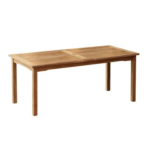 Gymkhana Kata Outdoor Dining Table, Frame Teak, 180x90x75 cm