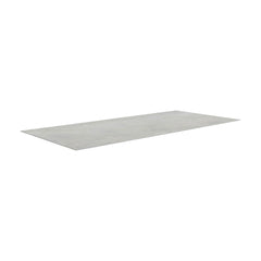 Gymkhana  Table Top For Dining Table, Cement Light Grey, 222x102x0.6 cm