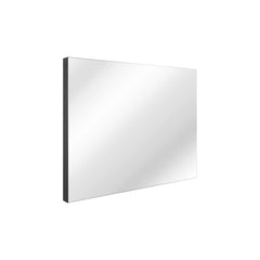 Bagnodesign Alpine Backlit Mirror with Integrated Lighting at Top and Bottom Mains Operated, Black,  85x3.9x61.2 cm