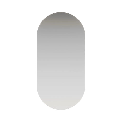 Bagnodesign Bristol Oval Mirror, Clear, 50x2.3x100 cm