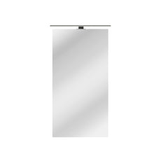 Bagnodesign Mezzanine Mirror With Spotlight, Black, 49x10.6x95 cm