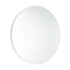 Bagnodesign M-Line Round Backlit Mirror, Matt White, 100 cm