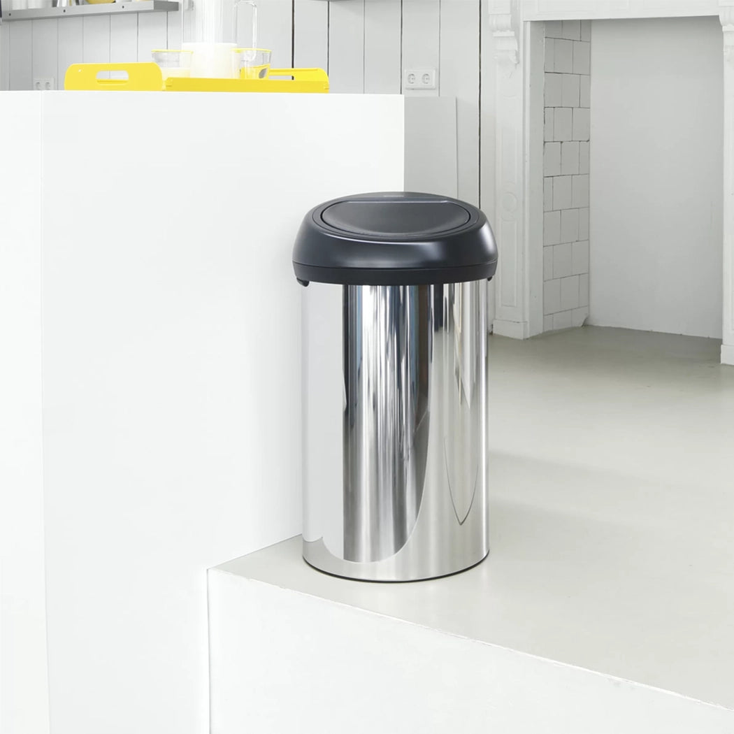 brabantia-brilliant-steel-touch-bin-60l-with-matt-black-lid