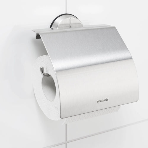 Brabantia Profile Matt Stainless Steel Toilet Roll With Holder