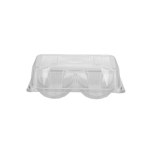 hotpack clear 4 compartment donut clamshell container 200 pcs