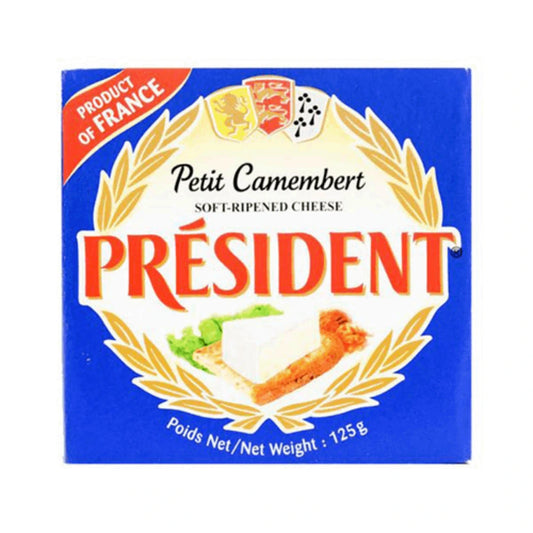 President Camembert Cheese, 125gm x 48 Pcs